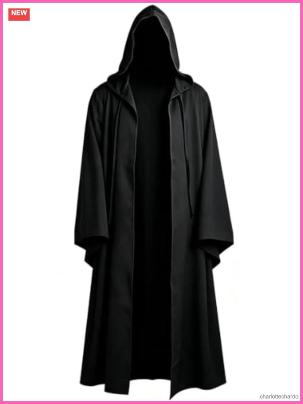 Adult Hooded Robe Cloak Knight Costume Cape Vintage Cloaks Halloween Outfit